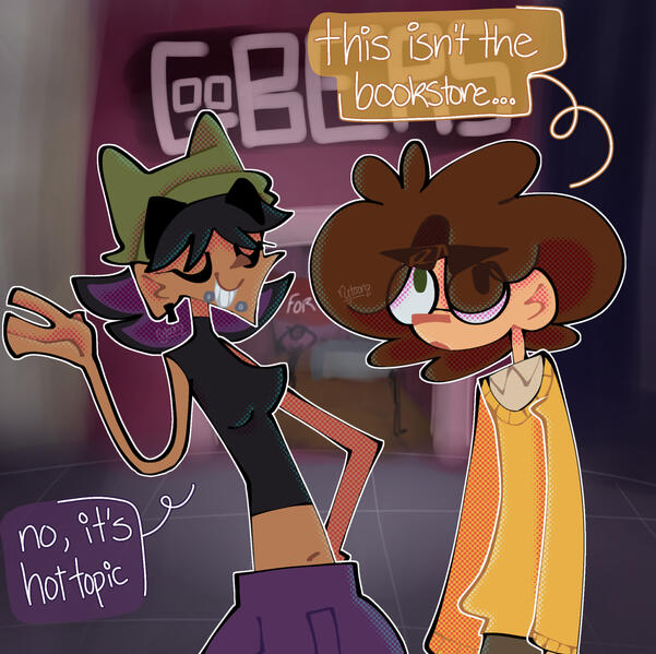 Cas and Rose Marie comic p1