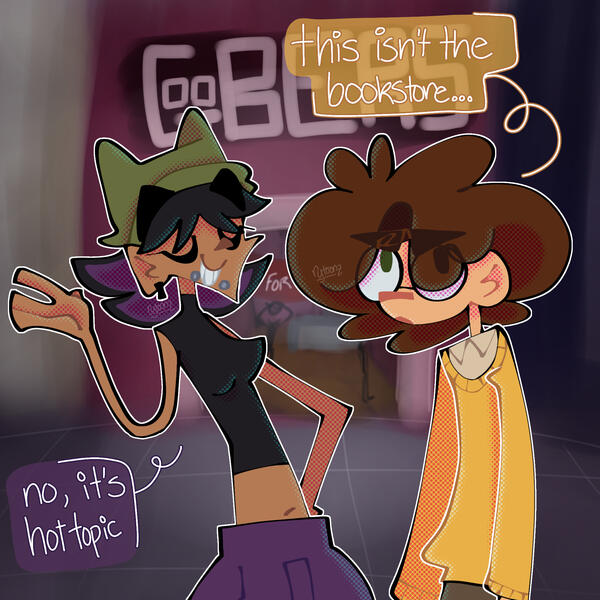 Rose Marie and Cas comic p1